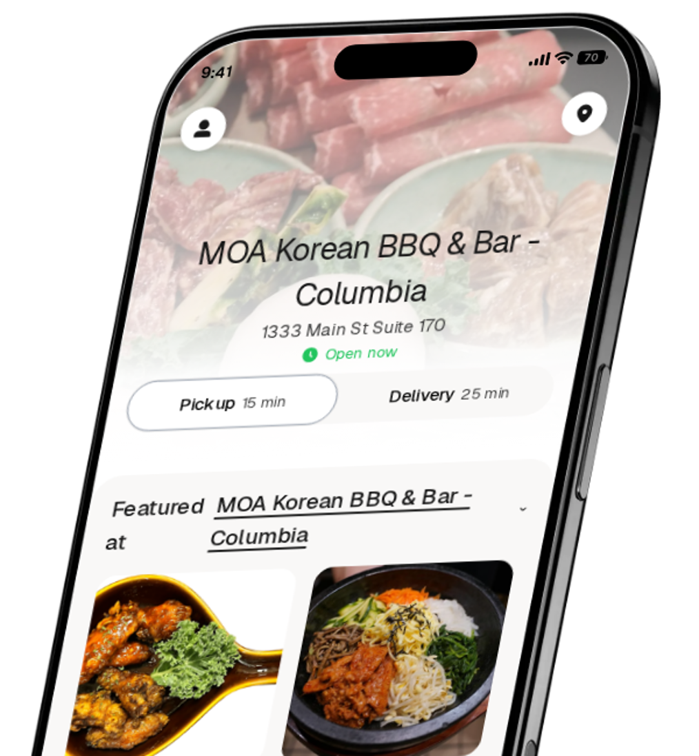 MOA Korean BBQ & Bar - Columbia app preview