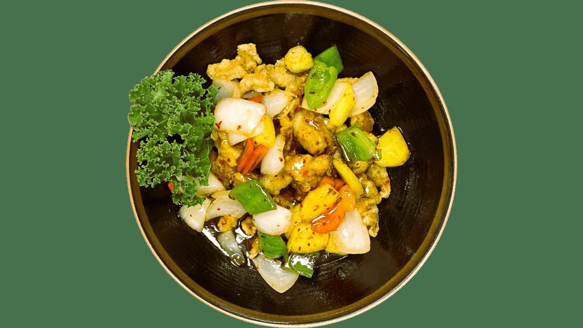 Sweet & Sour Chicken.