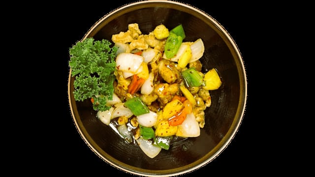 Sweet & Sour Chicken.