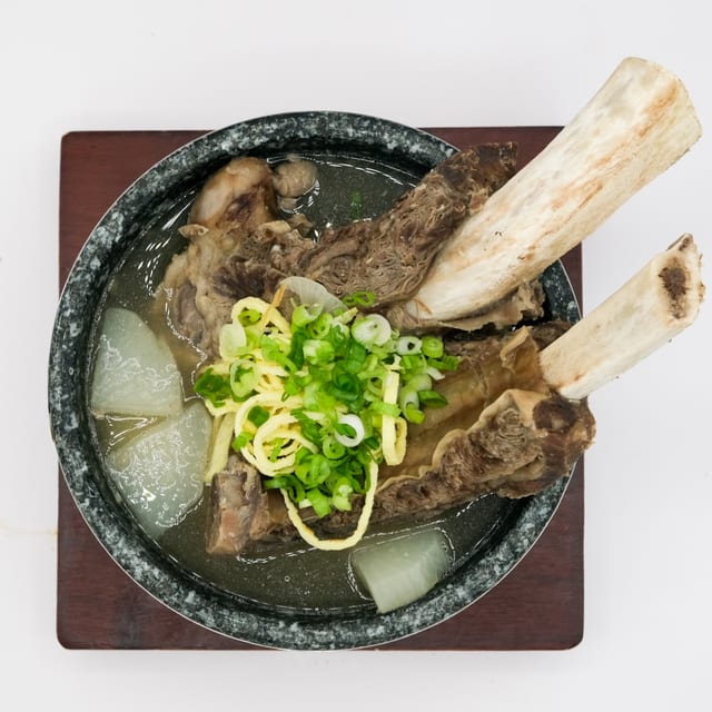 Beef Rib Soup "Galbitang" (Dinner).