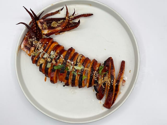 Grilled Squid.