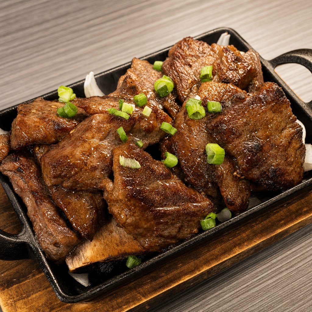 Marinated Beef Short Rib.