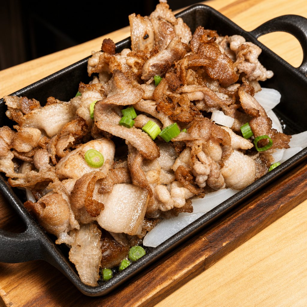 Thin-Sliced Pork Belly.